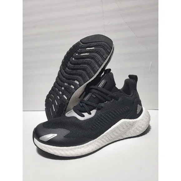 adidas gazelle silver green womens Adidas Men's Alphaboost Black Shoes (Size 41.5)